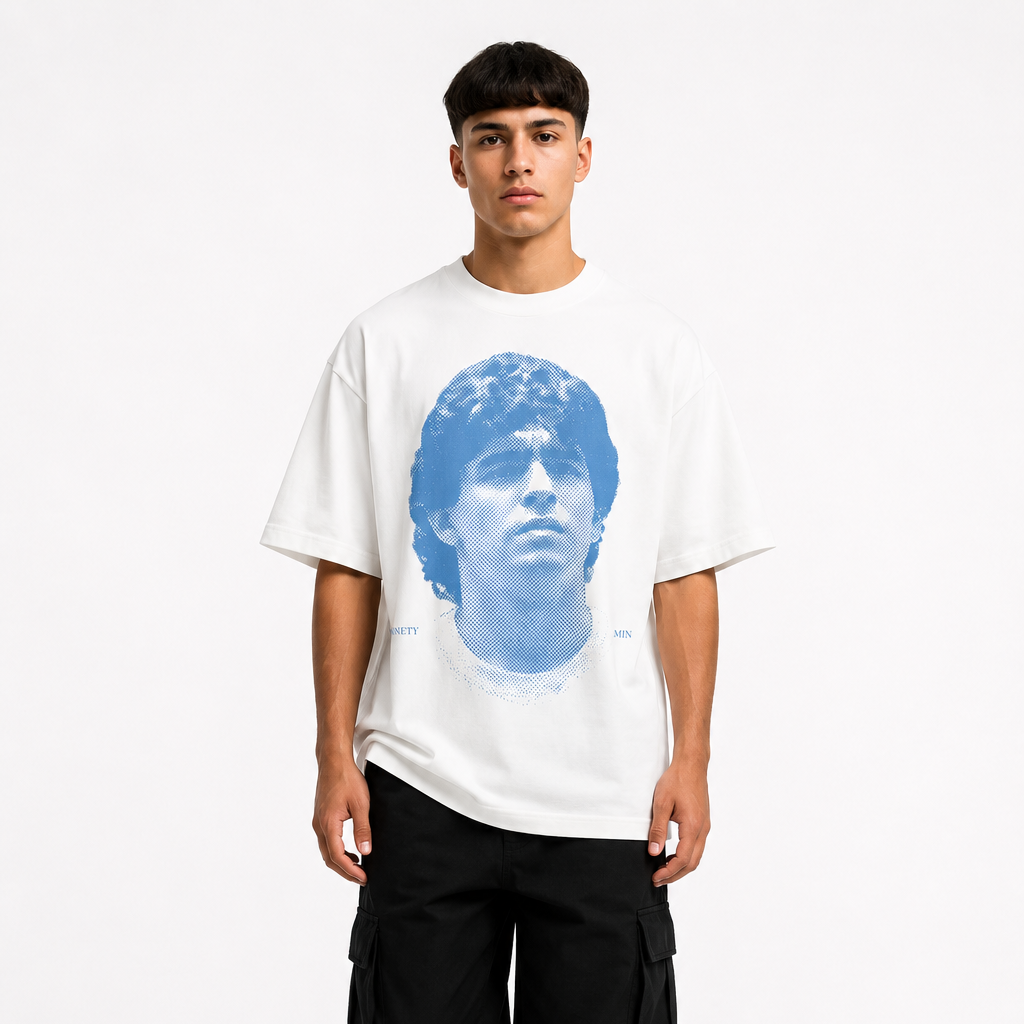 MARADONA SKYBLUE Oversized Tee